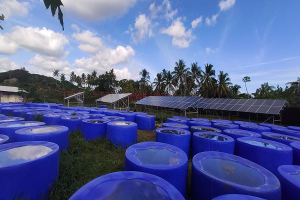 400kW Ground Mounting System for Aquoponic Solar Farm