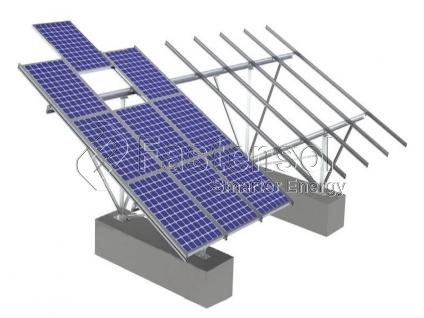 Geco Renewable Energy, Concrete Foundation Ground Mount, Solar Mounting  System Datasheet