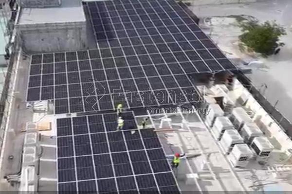 Solar Concrete base Carport system Solution
