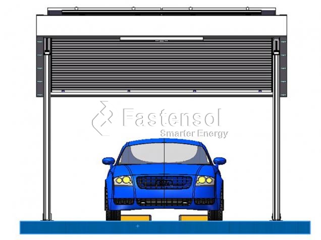 Aluminum Solar Waterproof Carport Mounting Structure