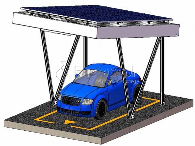 Aluminum Solar Waterproof Carport Mounting Structure