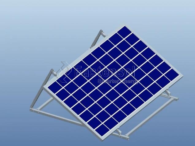 Complete self-installing solar kit for balconies and terraces