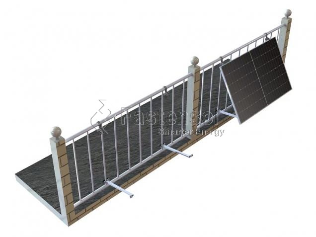 Complete self-installing solar kit for balconies and terraces