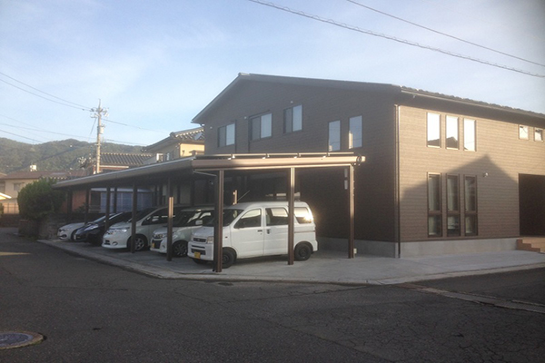 50KW carport mounting system in Japan 