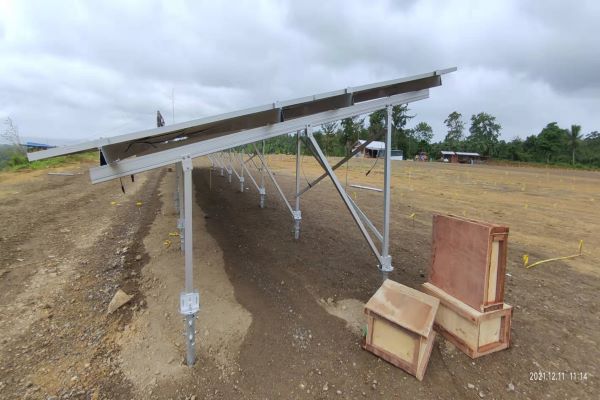3MW Ground Mounting Structures in Asia Withstand High Windspeed